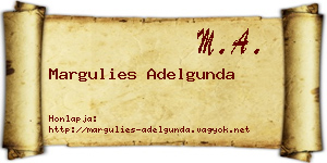 Margulies Adelgunda névjegykártya